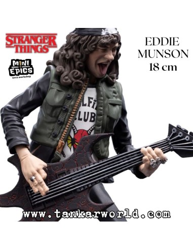 Eddie Munson - Stranger Things - Figura Mini Epics Weta Workshop - 18 cm