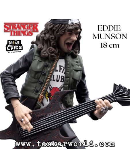 Eddie Munson - Stranger Things - Figura Mini Epics Weta Workshop - 18 cm