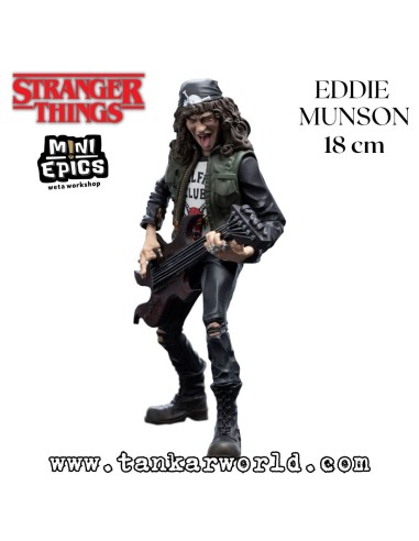 Eddie Munson - Stranger Things - Figura Mini Epics Weta Workshop - 18 cm