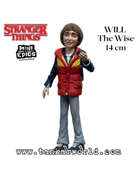 Will El Sabio - Stranger Things - Edicion Limitada - Figura Mini Epics Weta Workshop - 14 cm