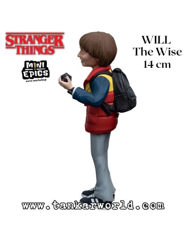 Will El Sabio - Stranger Things - Edicion Limitada - Figura Mini Epics Weta Workshop - 14 cm