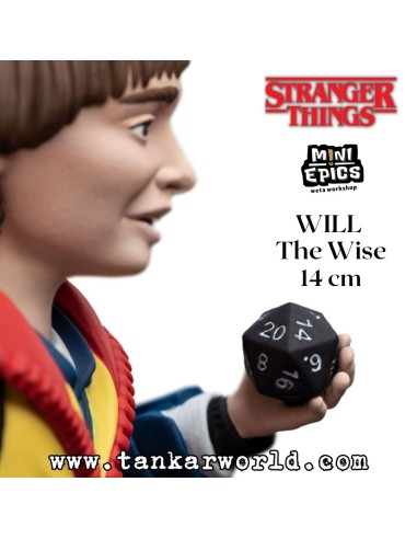 Will El Sabio - Stranger Things - Edicion Limitada - Figura Mini Epics Weta Workshop - 14 cm
