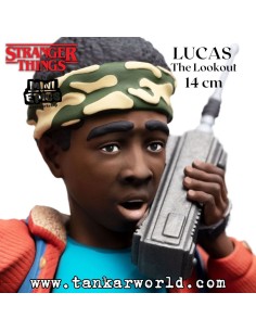 Lucas El Vigilante - Stranger Things - Edicion Limitada - Figura Mini Epics Weta Workshop - 14 cm 2