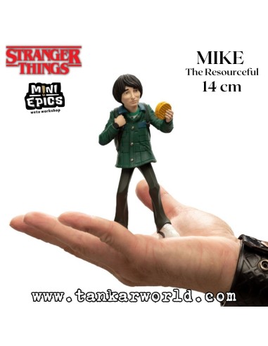 Mike El Ingenioso - Stranger Things - Figura Mini Epics Weta Workshop - Edicion Limitada - 14 cm