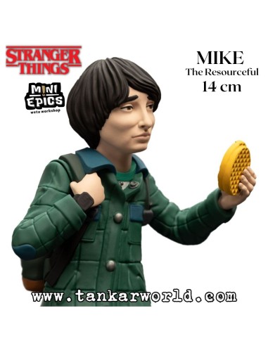 Mike El Ingenioso - Stranger Things - Figura Mini Epics Weta Workshop - Edicion Limitada - 14 cm