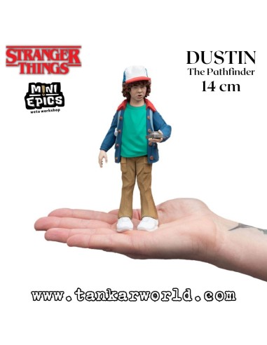 Dustin The Pathfinder - Stranger Things - Edición Limitada - Figura Mini Epics Weta Workshop - 14 cm