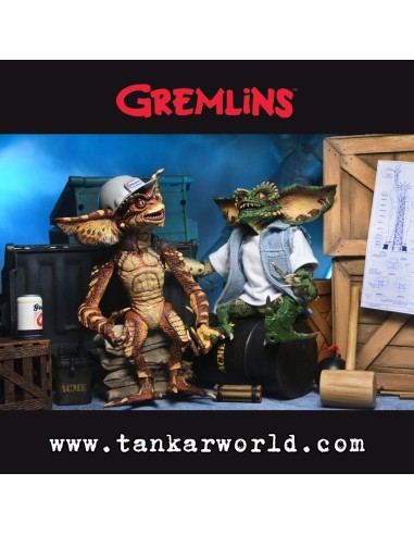 Demolition Gremlins - Pack de 2 Figuras Gremlins 2 Ultimate - NECA - 15cm