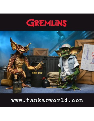 Demolition Gremlins - Pack de 2 Figuras Gremlins 2 Ultimate - NECA - 15cm