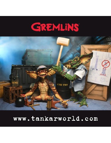 Demolition Gremlins - Pack de 2 Figuras Gremlins 2 Ultimate - NECA - 15cm