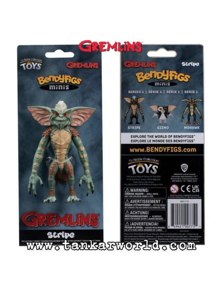 Stripe - Gremlins - Figura maleable Bendyfigs Minis - 11 cm