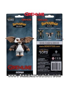 Gizmo - Gremlins - Figura maleable Bendyfigs Minis - 7 cm 2