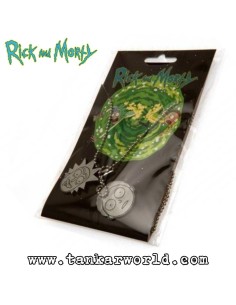 Placas Identificativas de Rick y Morty con cadena - Rick Y Morty 2