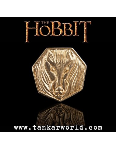 Bolsa del tesoro de Smaug con 5 monedas de oro - El Hobbit - Lord Of The Rings