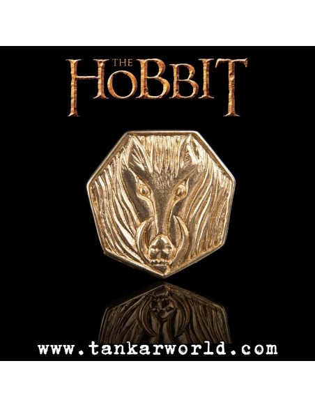 Bolsa del tesoro de Smaug con 5 monedas de oro - El Hobbit - Lord Of The Rings