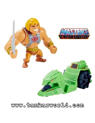 He-Man and Ground Ripper - Masters Of The Universe - Eternia Minis - Action Figure - 5 cm