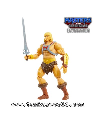 HE-MAN - Masters Of The Universe - Masterverse Revelation - NETFLIX - MATTEL - 20 cm
