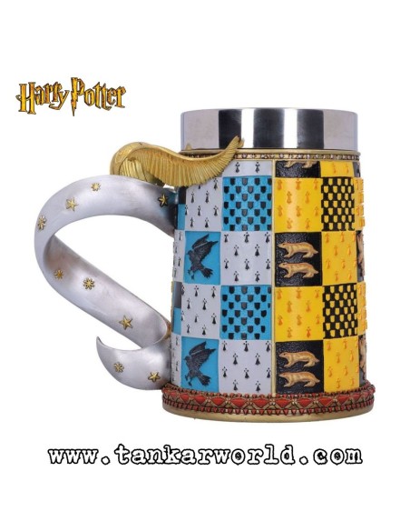 Jarra Hogwarts y Snitch Dorada - Harry Potter - 15,5 cm