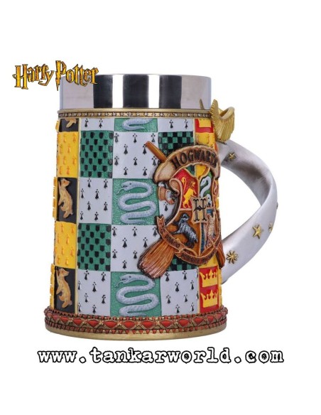 Jarra Hogwarts y Snitch Dorada - Harry Potter - 15,5 cm