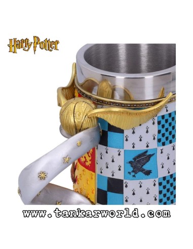 Jarra Hogwarts y Snitch Dorada - Harry Potter - 15,5 cm