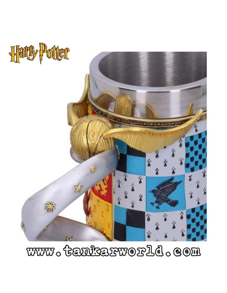 Jarra Hogwarts y Snitch Dorada - Harry Potter - 15,5 cm