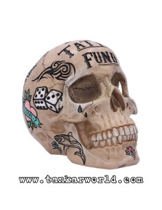 Calavera - Tattoo Fund - Calavera tatuada - Nemesis Now - 15 cm