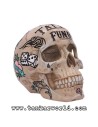 Calavera - Tattoo Fund - Calavera tatuada - Nemesis Now - 15 cm