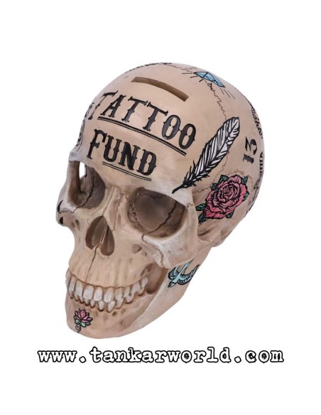 Calavera - Tattoo Fund - Calavera tatuada - Nemesis Now - 15 cm