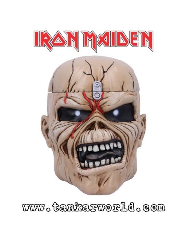 Cabeza Eddie Iron Maiden - The Trooper - Bote almacenamiento - 15 cm
