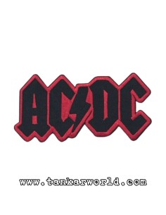Parche AC/DC - Logo letras rojas - 11,5 x 6 cm - ACDC