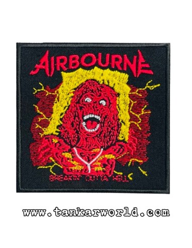 Parche Airbourne - Breakin´ Outta Hell - 8,5x8,5 cm