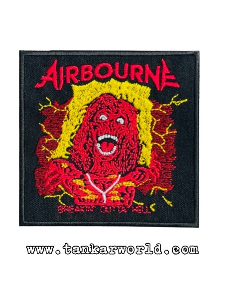 Parche Airbourne - Breakin´ Outta Hell - 8,5x8,5 cm