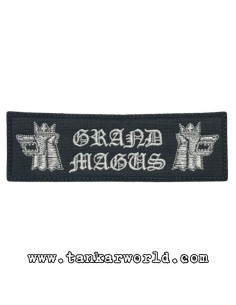 Parche Grand Magus - Letras blancas - 12,5x4 cm