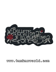 Parche Bullet For My Valentine - Letras blancas - 10x4,5 cm