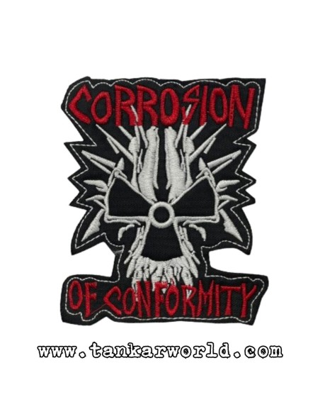 Parche Corrosion Of Conformity - Logo - 10x12 cm