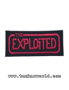 Parche The Exploited - Logo letras rojas - 11 x 5 cm