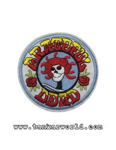 Parche Grateful Dead - Skull & Roses Logo - 9 cm