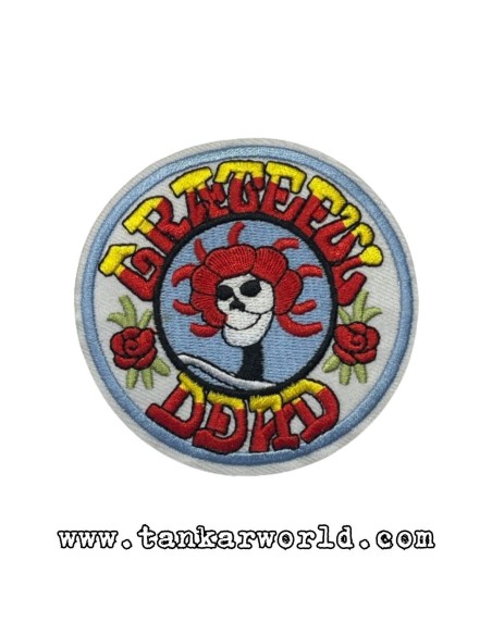 Parche Grateful Dead - Skull & Roses Logo - 9 cm