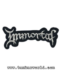 Parche Immortal - Letras blancas - 12,5 x 5 cm