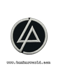 Parche Linkin Park - Logo redondo blanco - 7 cm diámetro