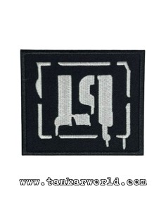 Parche Linkin Park - Logo cuadrado blanco - 8 x 7cm