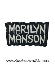 Parche Marilyn Manson - Logo 1 - 8 x 4,5 cm