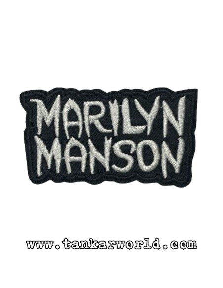 Parche Marilyn Manson - Logo 1 - 8 x 4,5 cm