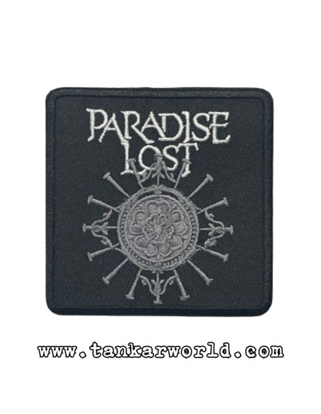 Parche Paradise Lost - Logo Obsidian - 7,5 x 7,5 cm