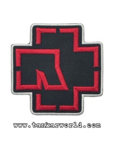 Parche Rammstein - Logo rojo - 8,5 x 8,5 cm
