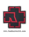 Parche Rammstein - Logo rojo - 8,5 x 8,5 cm