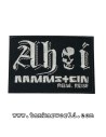 Parche Rammstein - Logo Reise Reise Ahoi Tour - 9 x 6 cm