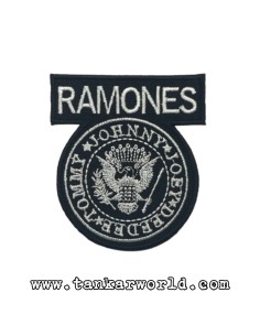 Parche Ramones - Logo escudo recortado - 8 x 7 cm