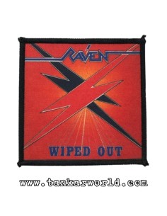 Parche Raven - Wiped Out - 9,5 x 9,5 cm