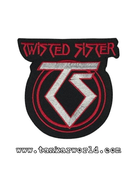 Parche Twisted Sister - Logo redondo - 9x9 cm