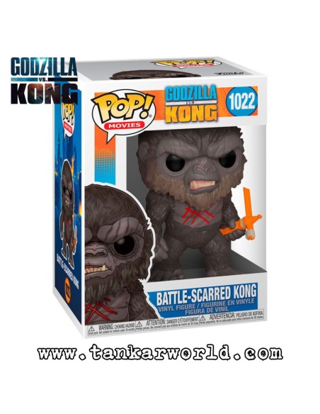 Funko Pop! - Battle-Scarred Kong - Godzilla Vs. Kong - 1022